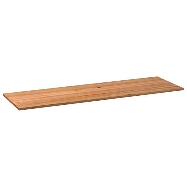 vidaXL Dessus de table marron clair bois chêne massif rectangulaire