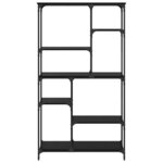 vidaXL Étagère Chêne noir 99 x 35 5 x 176 cm Bois d'ingénierie