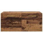 vidaXL Meuble mural Bois ancien 80 x 36.5 x 35 cm Bois d'ingénierie