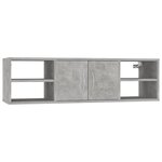 vidaXL Étagère murale Gris béton 102x30x29 cm Bois d’ingénierie