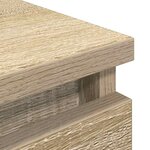 vidaXL Meuble TV chêne sonoma 80x35x54 cm bois d'ingénierie