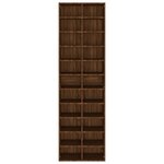 vidaXL Meuble à chaussures Chêne marron 54x34x183 cm Bois d'ingénierie