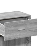 vidaXL Armoire de rangement sonoma gris 56 5x39x90 cm bois ingénierie