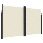 vidaXL Auvent latéral rétractable crème 200x600 cm