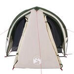 vidaXL Tente de camping à dôme 2 personne vert imperméable