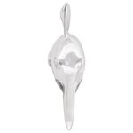 vidaXL Poisson Épée Murale Argent 91x8x26 cm Aluminium
