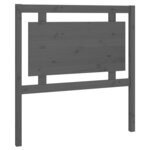 vidaXL Tête de lit Gris 95 5x4x100 cm Bois massif de pin