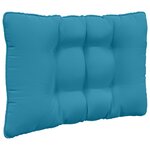 vidaXL Coussin de canapé d'extérieur 3 Pièces Bleu royal Polyester