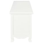 Vidaxl meuble tv blanc 120 x 30 x 40 cm bois
