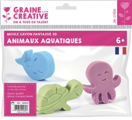 Moule pour Savon Animaux Aquatiques