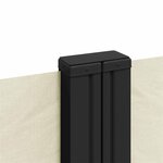 vidaXL Auvent latéral rétractable crème 120x1000 cm