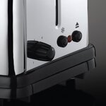 RUSSELL HOBBS 23311-56 - Toaster Victory 2 fentes - 1670 W - Acier brillant