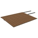 vidaXL Panneaux de terrasse et accessoires WPC Marron/gris 26 m² 2 2 m