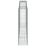 vidaXL Panier de gabions arqué 400x50x180/200 cm Fer galvanisé