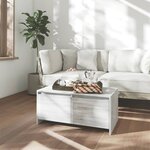 vidaXL Table basse sonoma gris 90x50x41 5 cm bois d'ingénierie