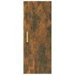 vidaXL Armoire murale Chêne fumé 34 5x34x90 cm Bois d'ingénierie