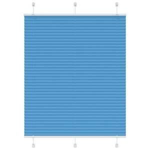 vidaXL Store plissé bleu 105x150 cm largeur du tissu 104 4cm polyester