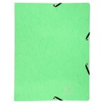 Classeur À Élastiques 2 Anneaux 15mm Iderama - A4 - Vert Anis - X 20 - Exacompta