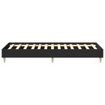 vidaXL Cadre de lit sans matelas noir 90x190 cm bois ingénierie