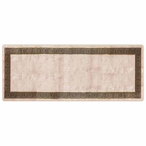 vidaXL Coureur de Tapis MARSA Noir 100 x 250 cm Polyester et PVC