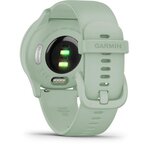 GARMIN Vivomove Sport - Montre de sport connectée a aiguilles et écran tactile - Vert d'eau silver