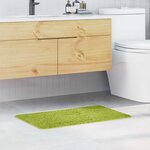 vidaXL Tapis de bain Vert 50 x 80 cm Polypropylène