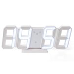 Perel horloge à led 3d blanc