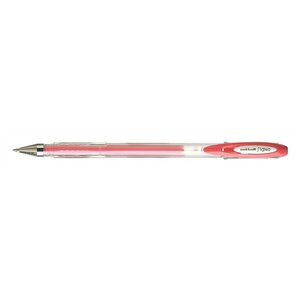 Roller encre gel Signo UM120AC pointe moyenne 0,7mm Rouge Pastel x 12 UNI-BALL