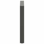 vidaXL Pieds de table à manger en U 3 pièces Anthracite 80 x (72-73) cm Acier