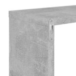 vidaXL Étagères cube murales 2 Pièces Gris béton 26x15x26 cm