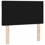 vidaXL Tête de lit LED avec tête de lit Noir 80 cm Cuir synthétique