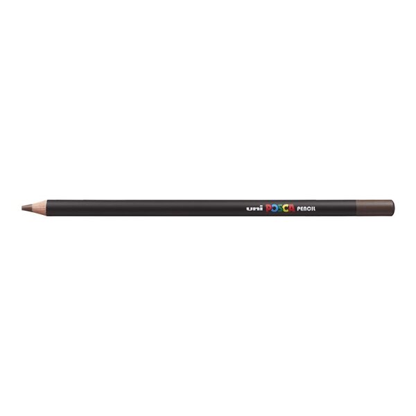 Crayon de couleur posca pencil kpe200 mf marron foncé posca