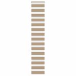 vidaXL Store zèbre marron sable largeur du tissu 40 9 cm polyester