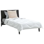vidaXL Duvet d'été simple avec oreiller 2 Pièces Blanc Microfibre