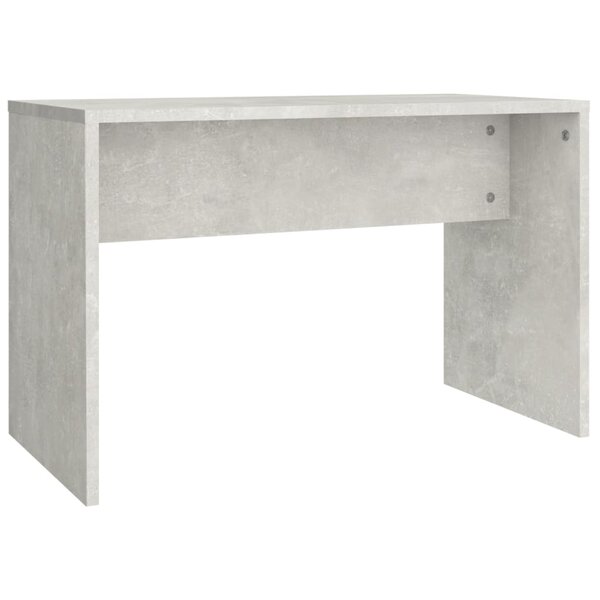 vidaXL Tabouret de toilette Gris béton 70x35x45 cm Bois d'ingénierie
