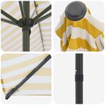 vidaXL Parasol de jardin 200 x 300 cm Polyester Rectangulaire