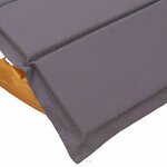 vidaXL Transat 2 Pièces Marron 60 x 154 x 74 cm Bois d'acacia massif