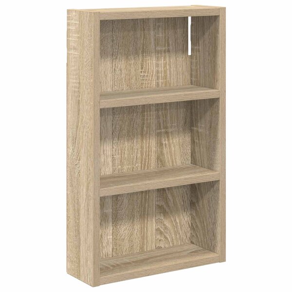 vidaXL Armoire murale de salle de bain Chêne Sonoma 30 x 10 x 50 cm