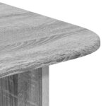 vidaXL Table basse Gris Sonoma 93 x 53 x 33 cm Bois d'ingénierie