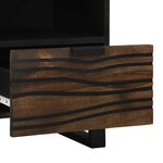 vidaXL Cabinet TV Marron 70 x 33 x 46 cm bois de manguier massif