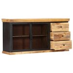 vidaXL Buffet 150x40x75 cm Bois de manguier solide
