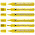 Marqueur Permanent 2000C Corps Alu Jaune Pointe Ronde 1 5-3 mm x 6 EDDING