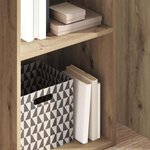 vidaXL Bibliothèque chêne artisanal 40x30x152 cm bois d'ingénierie