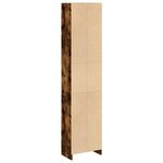 vidaXL Bibliothèque chêne fumé 40x24x176 cm bois d'ingénierie