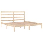 vidaXL Cadre de lit sans matelas 200x200 cm bois massif de pin