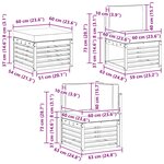 vidaXL Ensemble de canapés d'extérieur 5 pc Naturel et Crème