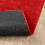 vidaXL Tapis OVIEDO à poils courts rouge 200x200 cm
