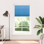 vidaXL Store plissé bleu 110x200 cm largeur du tissu 109 4cm polyester