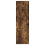 vidaXL Support de Plante Chêne fumé 30 x 30 x 100 cm Bois d'ingénierie