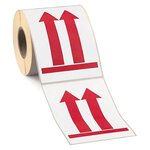 Étiquette d'expédition fragile - keep dry (lot de 500) (lot de 2)